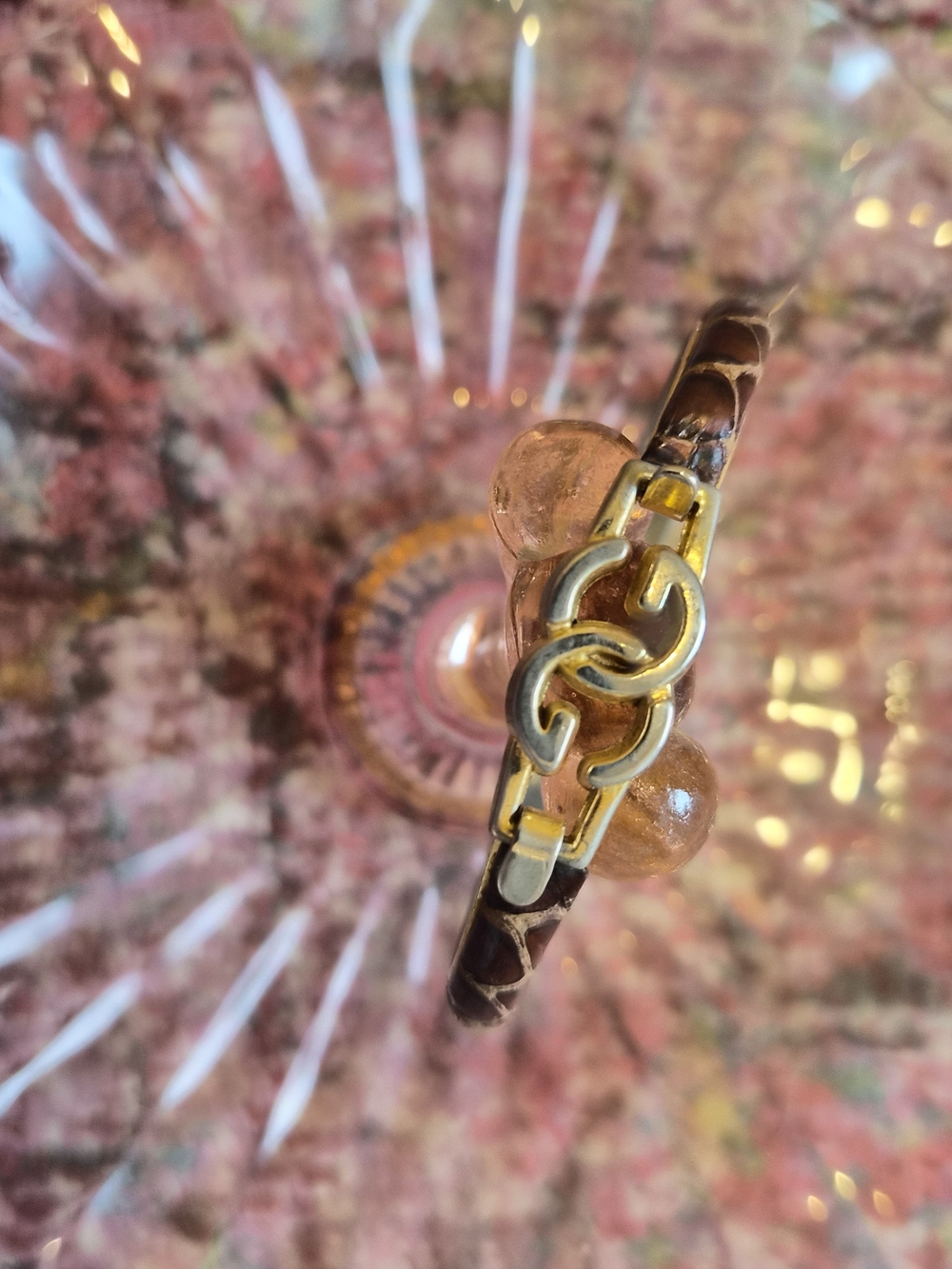Gucci Gold Snakeskin Bracelet